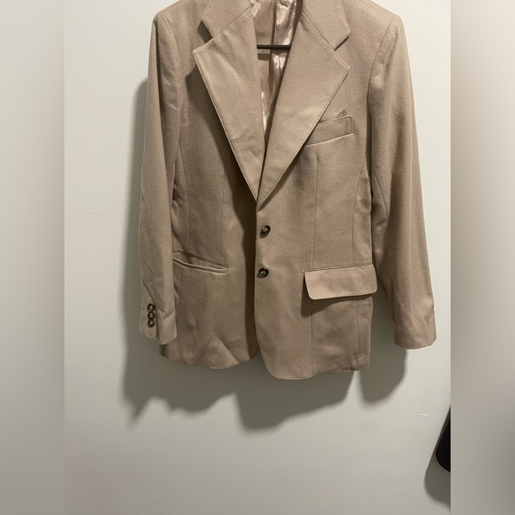 Vintage camel colored wool jacket - Picture 1 of 5